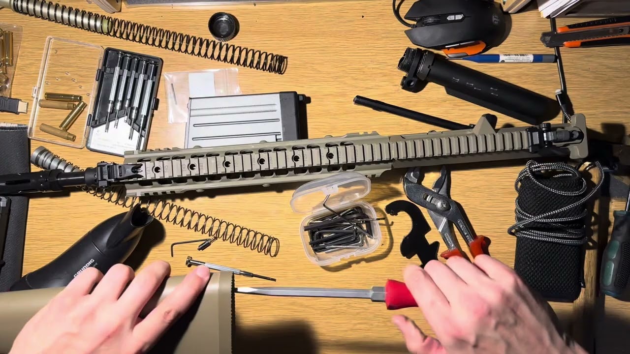 VFC KAC M110K1 GBB how to stock change Airsoft