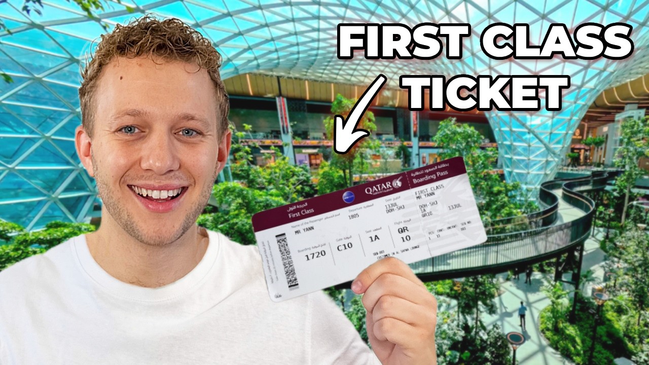 24 HOURS in the world’s MOST LUXURIOUS AIRPORT (visiting EVERY lounge)