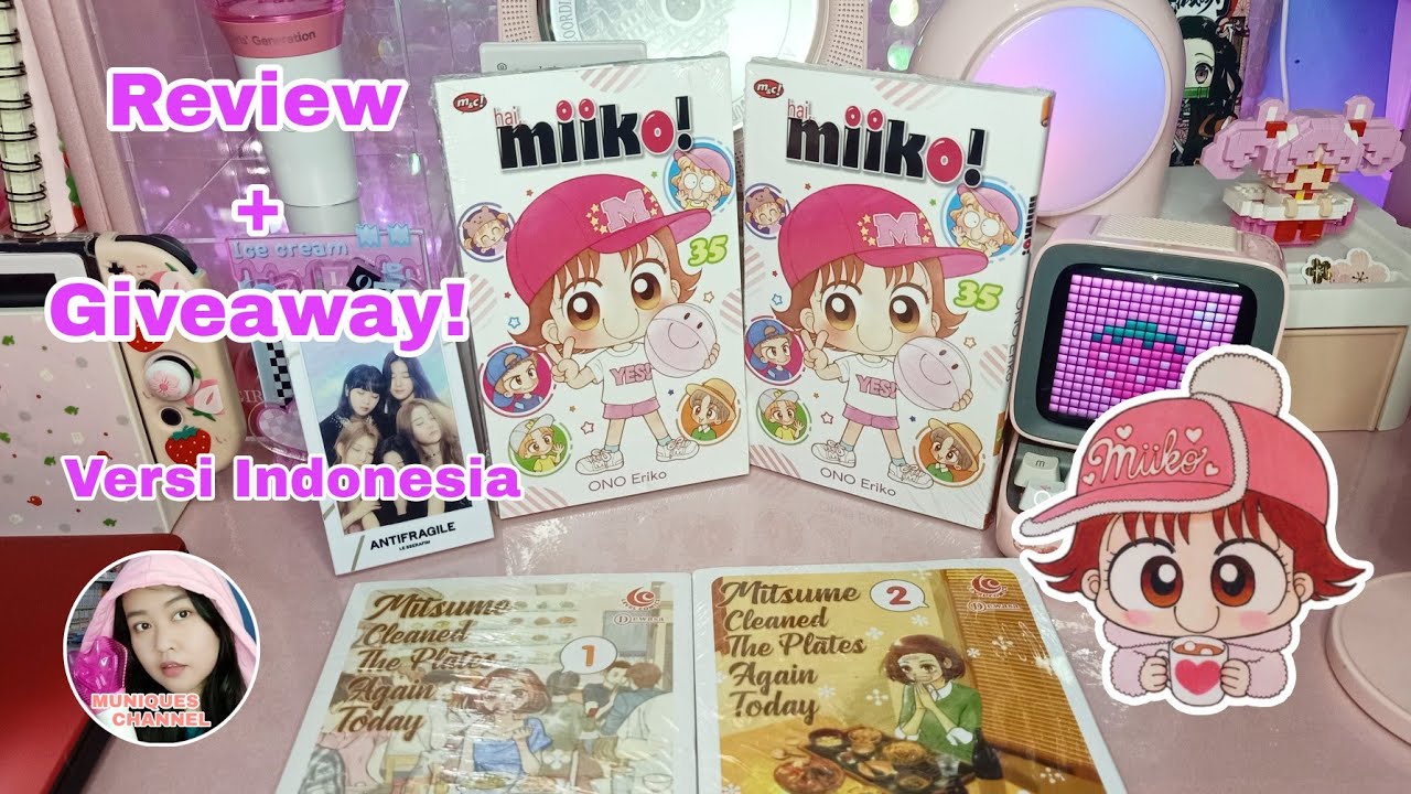 Review Hai Miiko 35 Versi Indonesia dan Giveaway - Mitsume Cleaned The Plates Komik