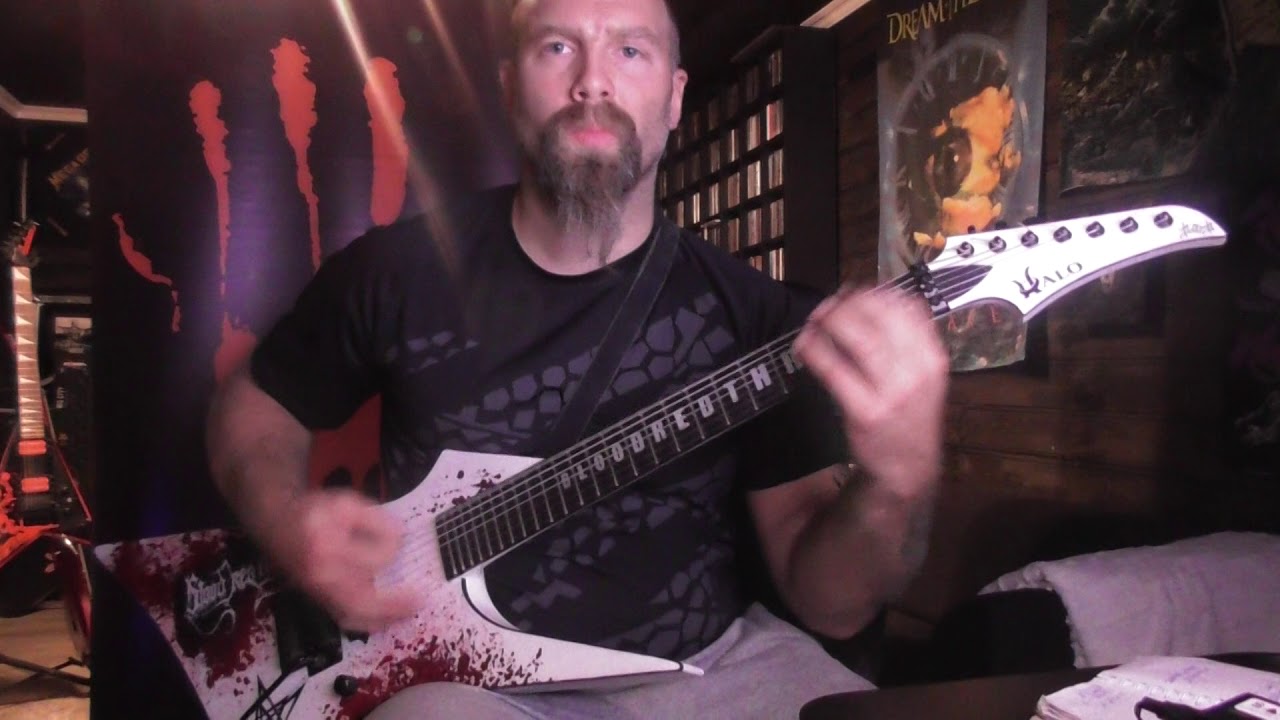 BLOOD RED THRONE - Arterial Lust guitar playthrough