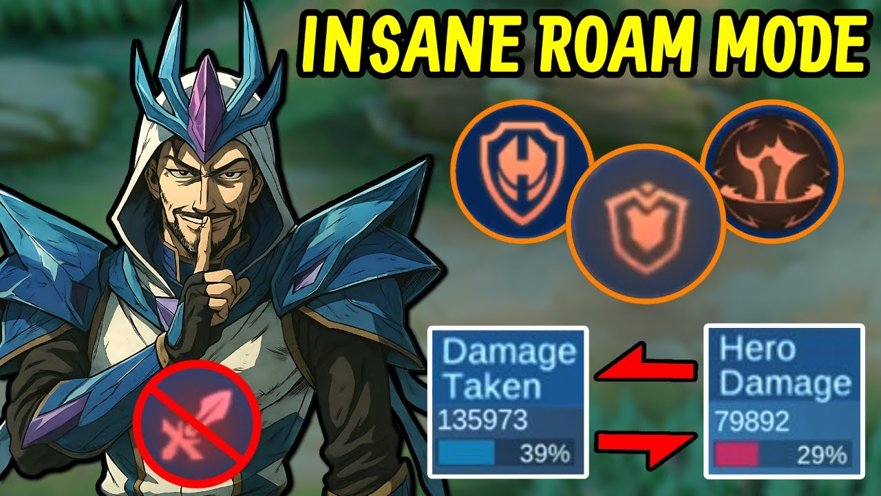 GLOBAL KHALEED SUPER TANKY WITH THE MOST UNDERRATED EMBLEM SET! (INSANE ROAM MODE!) - MLBB