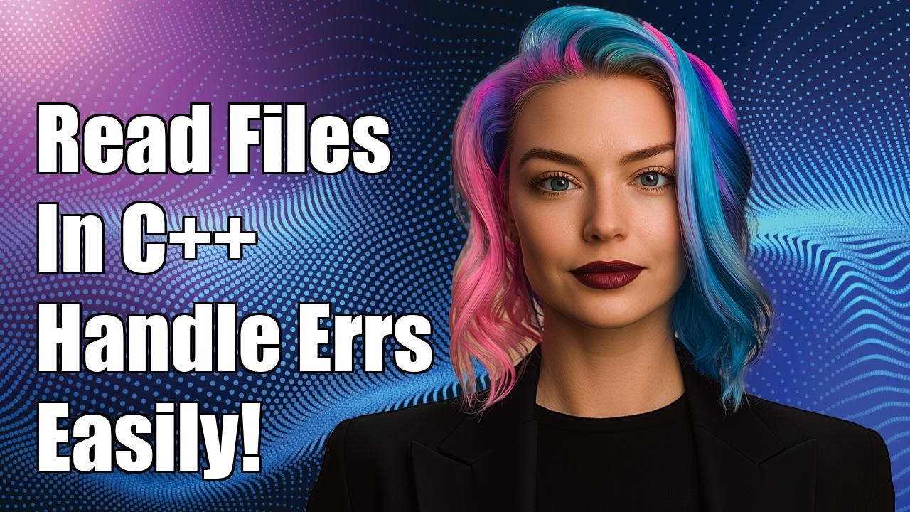 Portable way to read a file in C++ and handle possible errors