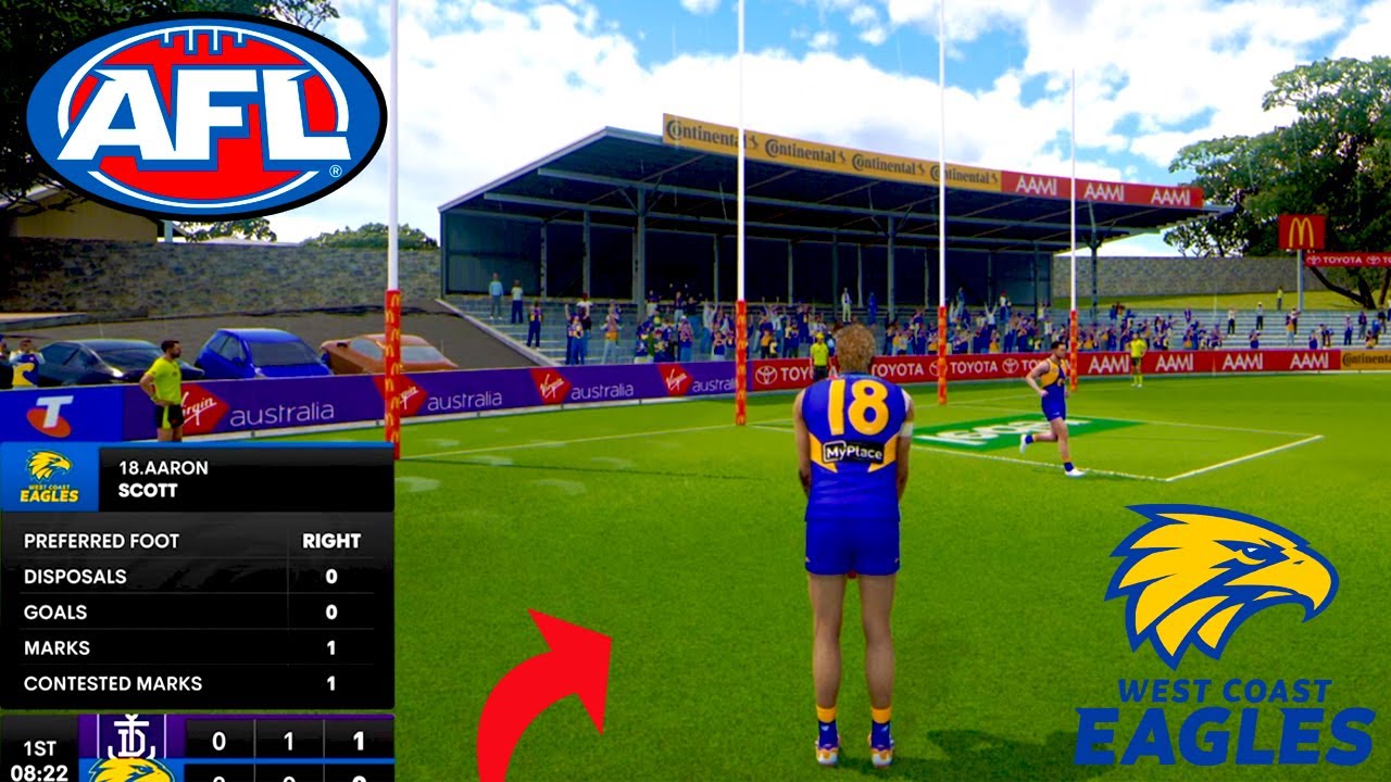 NUMBER #1 DRAFT PICK! MAKING my DEBUT - AFL 26 Player Career