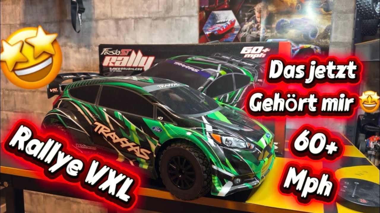 Endlich Unboxing Traxxas Ford Fiesta ST Rally VXL 1/10 