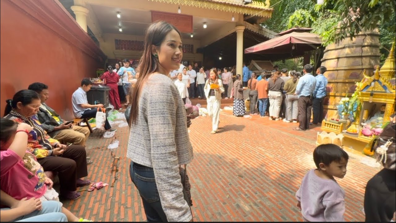 I Went To Get Blessed From A Holy Temple At Phnom Penh