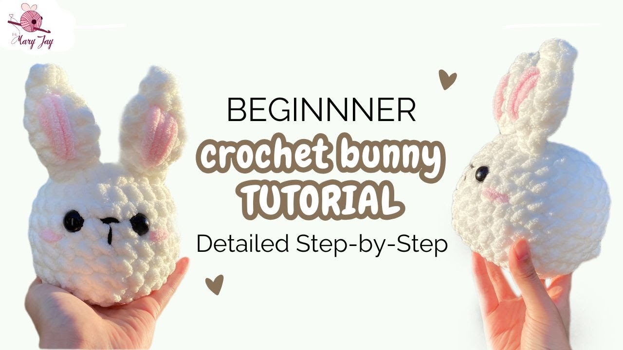 Step-by-Step Tutorial on How to Crochet a Bunny for Beginners: Quick, Easy Rabbit + Free pattern