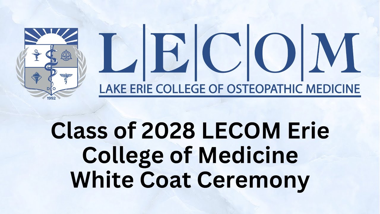 Erie College of Medicine White Coat - 2024