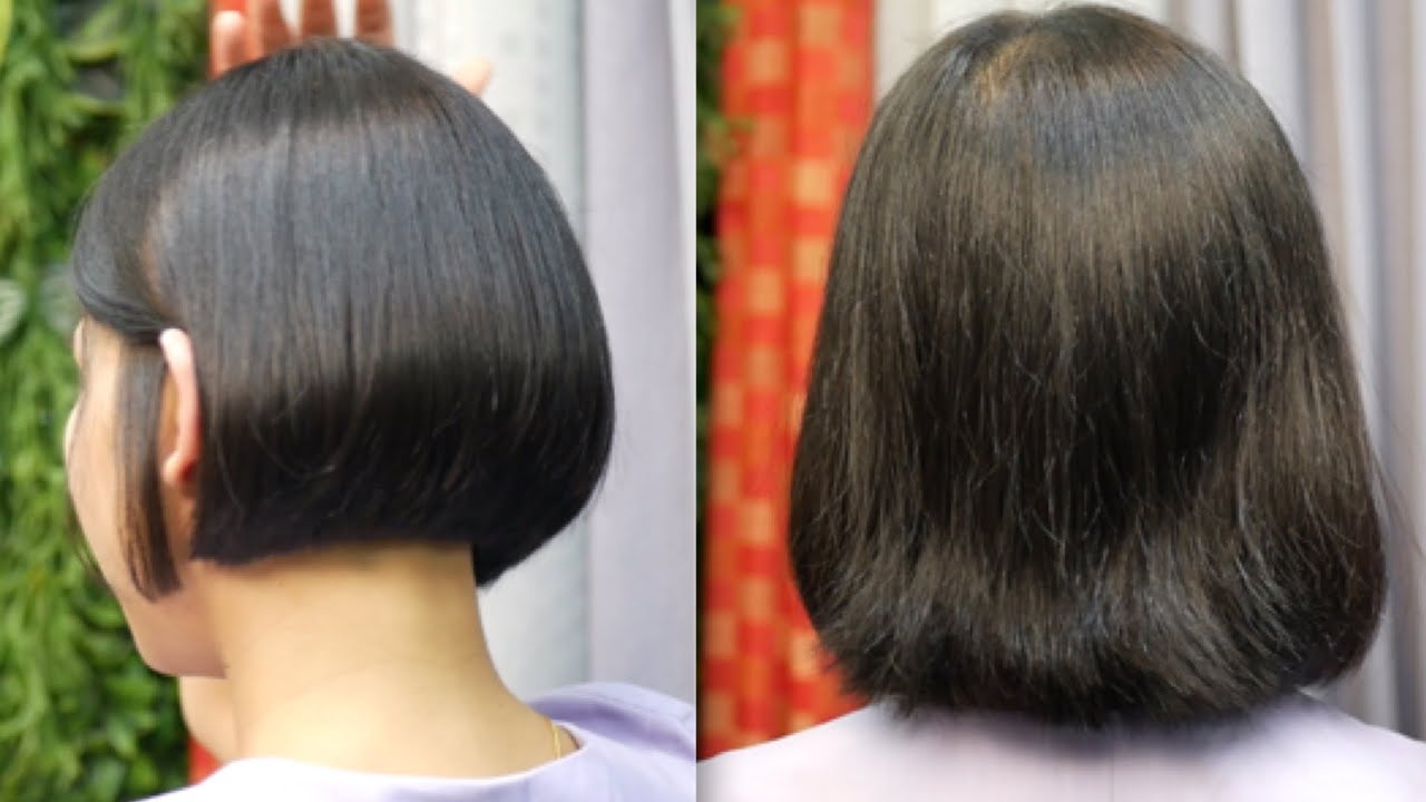 Cute Awesome bob haircut change you look beautiful ตัดผมบ๊อบสุดสวย น่ารัก มาดมั่น