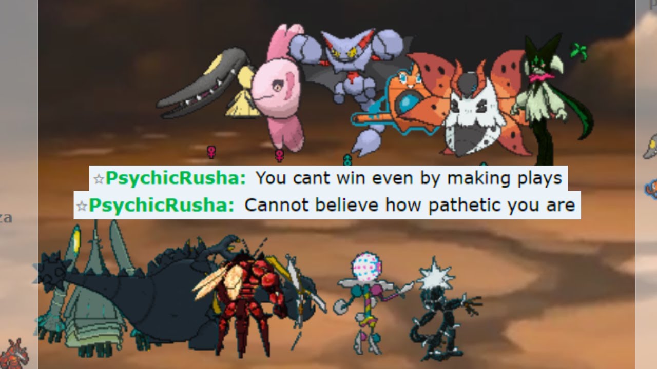 FULL ULTRA BEAST TEAM MADE THIS NOOB CRY SALTY TEARS ON POKEMON SHOWDOWN !!