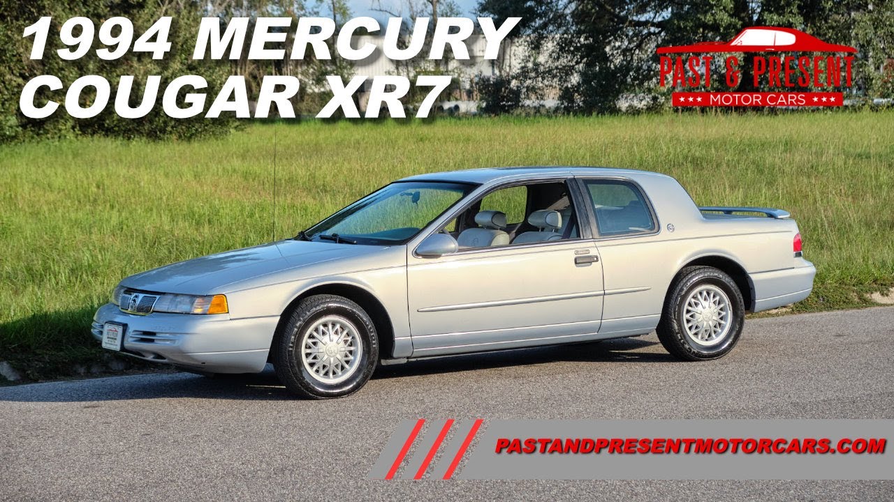 1994 Mercury Cougar XR7 Coupe 3.8L V6 Auto Silver 633240