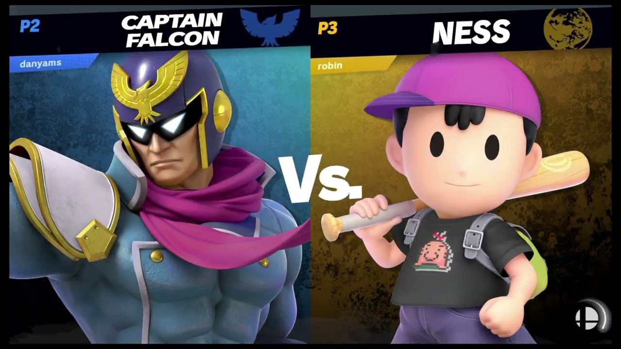 schmidt schmash 3 - Losers Round 2 - Daniel (Donkey Kong, Captain Falcon) vs. Robin (Ness)