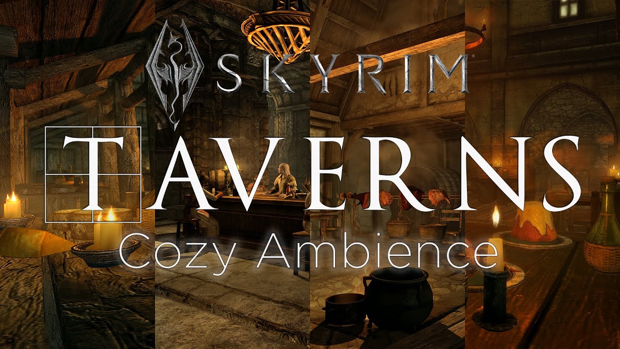 Skyrim Cozy Ambience | Taverns and Inns