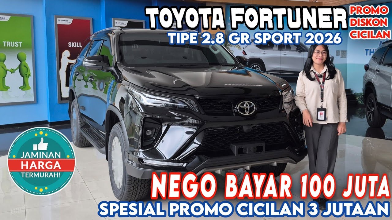 AWAS BAYAR MAHAL!! TOYOTA FORTUNER 2026 BARU HARGA NEGO BAYAR MOBIL 100 JUTA