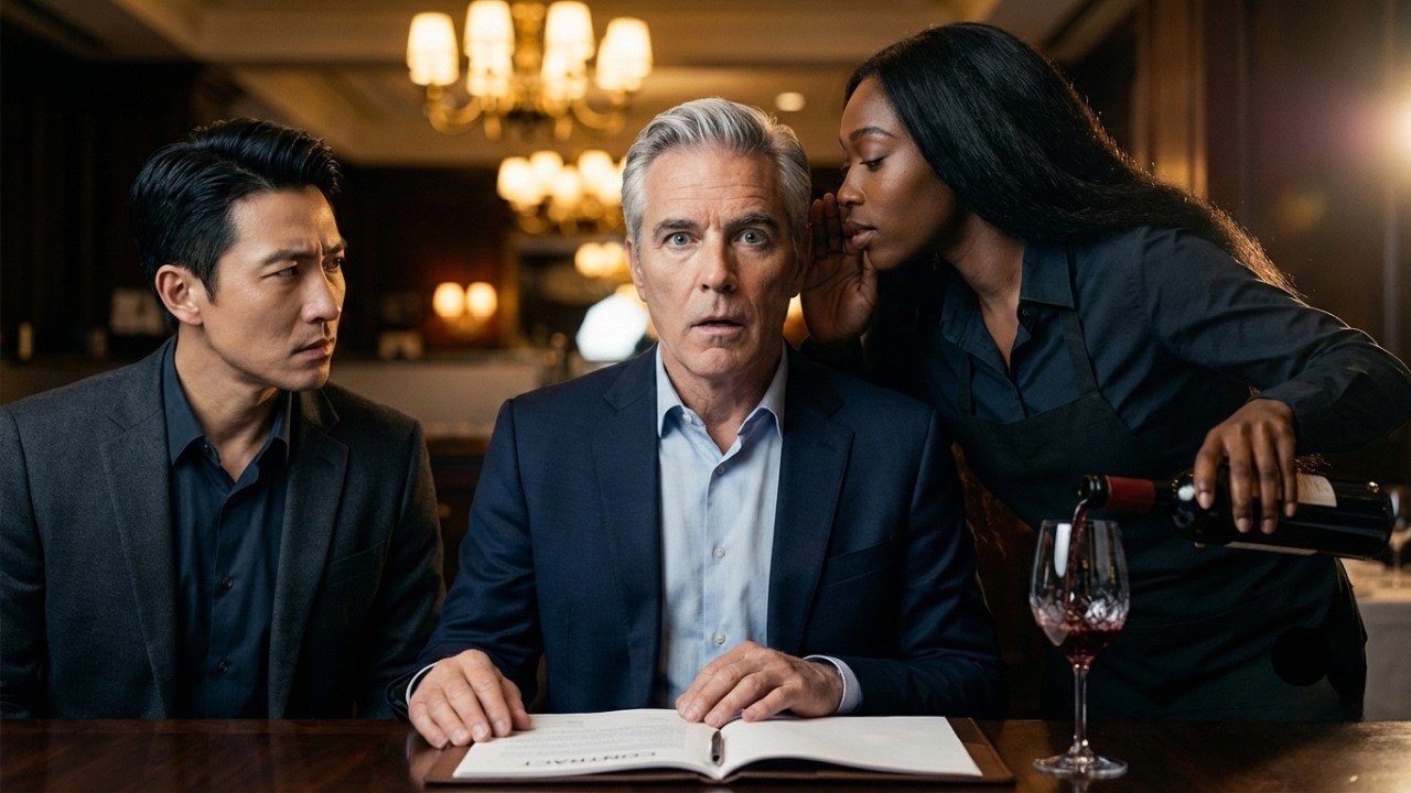Your Translator Is Setting You Up! — Black Waitress Warns American CEO Before Korean Deal Disaster
