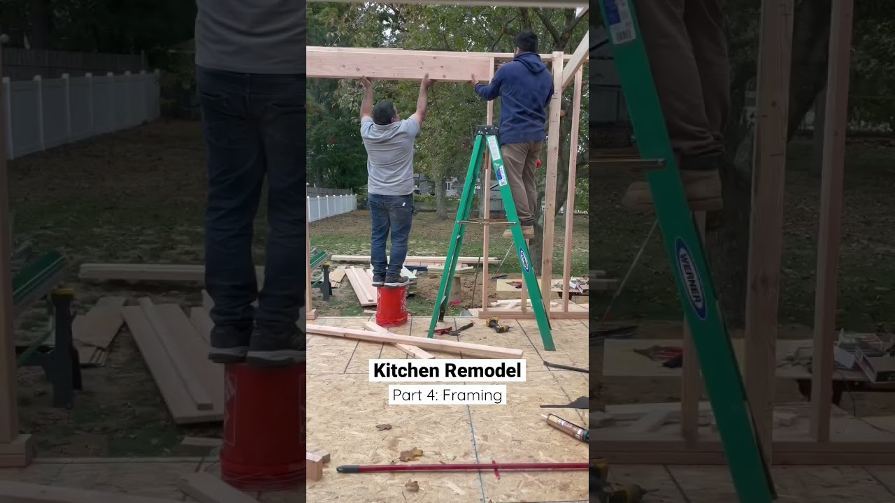 Kitchen Remodel Part 4: Framing Extension