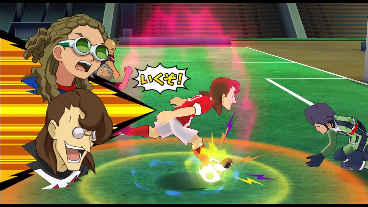 Inazuma Eleven Go Strikers 2013 - Tenmas vs Aliea Gakuen 2.0 Wii 1080p (Dolphin/Gameplay)