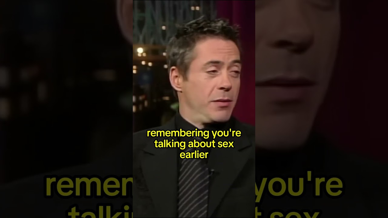 Robert Downey Jr. Opens Up About His Addictions | Letterman Show