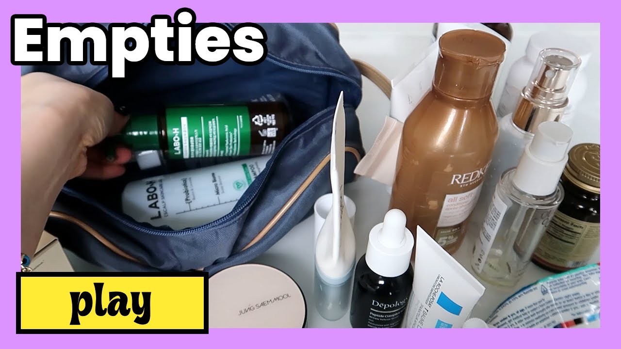 asmr / product empties