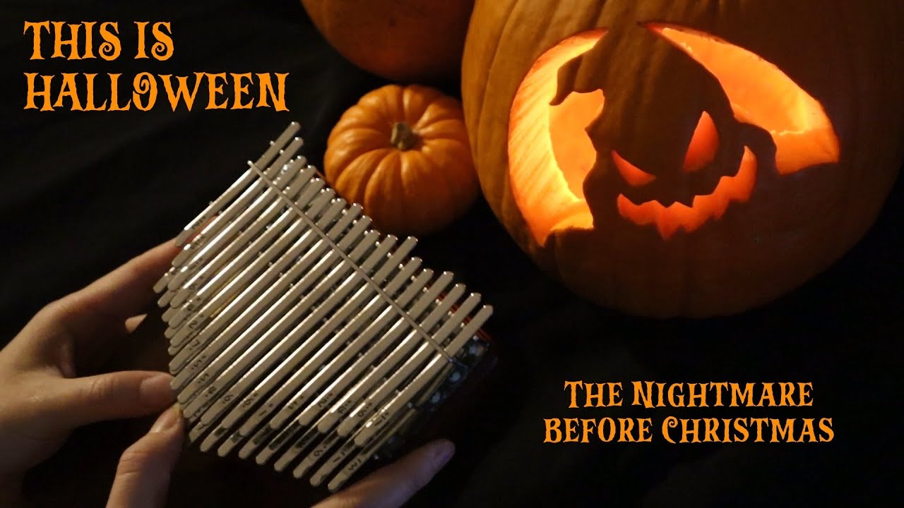 This is Halloween - The Nightmare Before Christmas (chromatic kalimba cover with tabs)