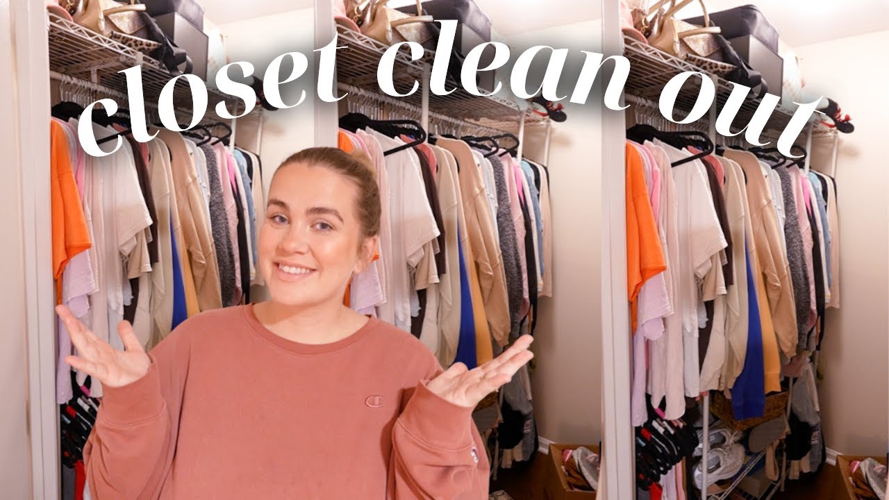 decluttering & re-organizing my closet! 2025 | vlogmas day 18