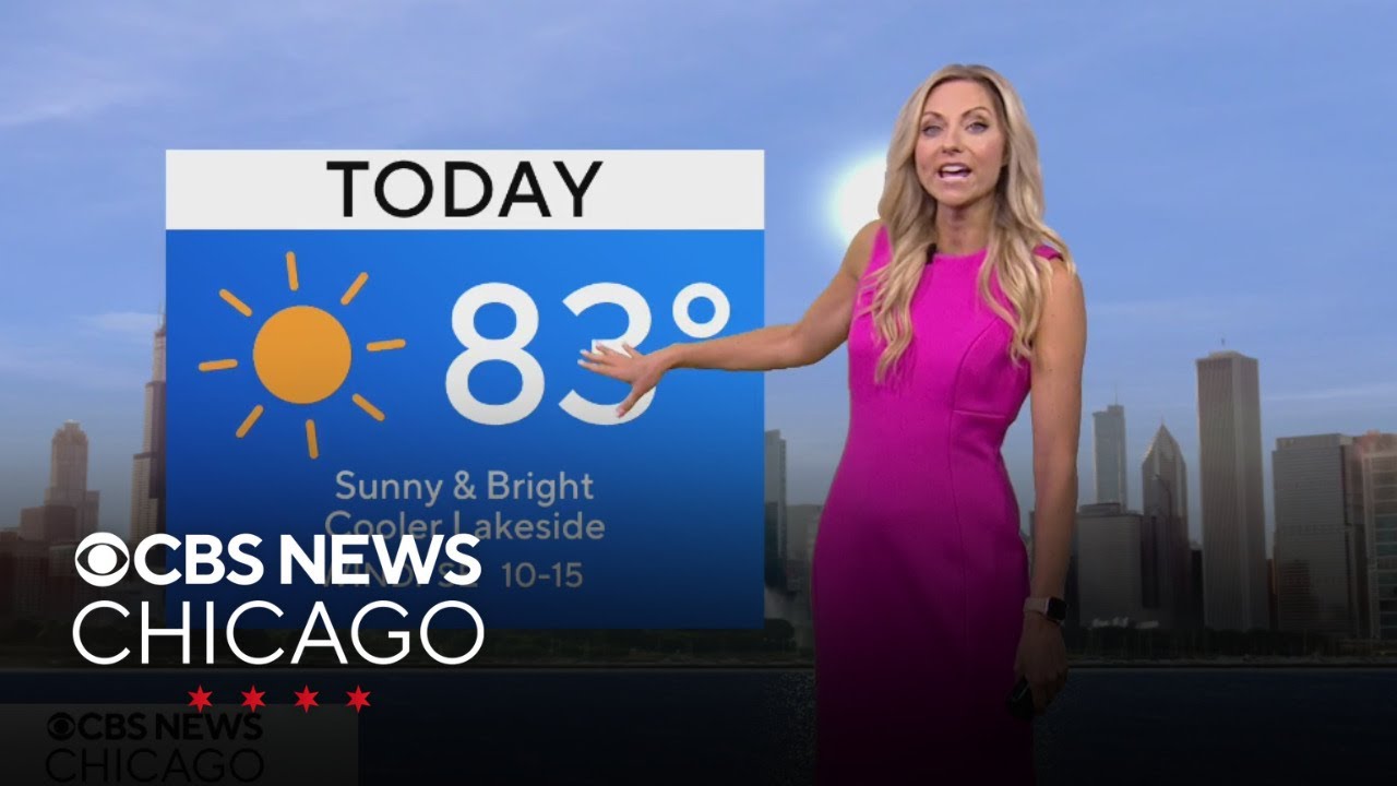 Mostly sunny day in Chicago