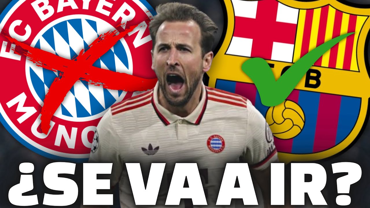 ¿SE IRÁ HARRY KANE DEL BAYERN AL BARÇA EN 2026?