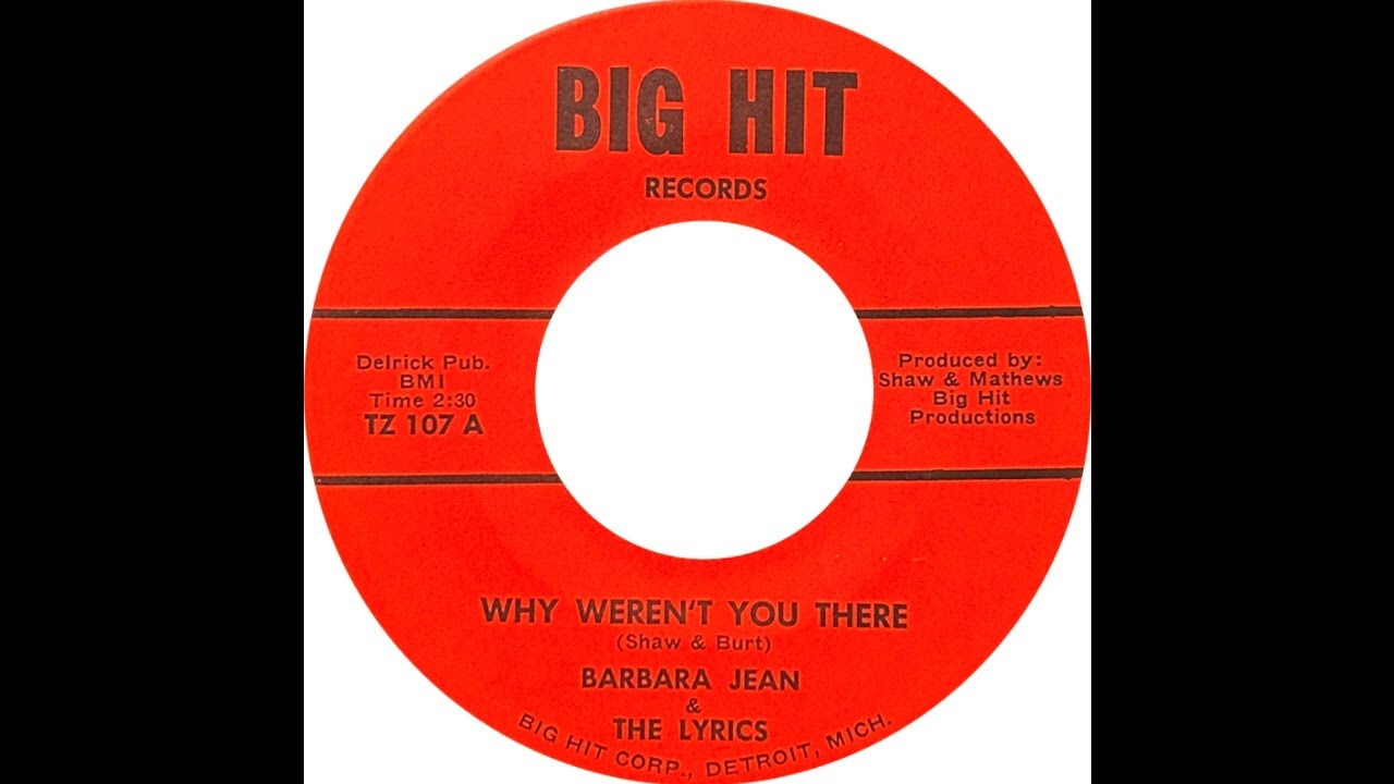 Barbara Jean and the Lyrics - Why Weren't You There