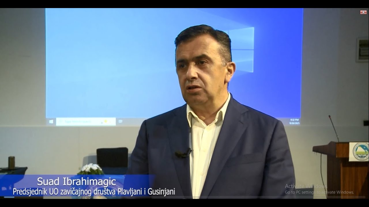 Suad Ibrahimagić - Intervju 27.09.2025. Manifestacija ,,Dani Plava i Gusinja u Sarajevu 2025