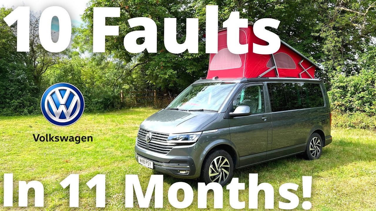 10 неисправностей за 11 месяцев в нашем новом VW California Campervan T6.1 Ocean!
