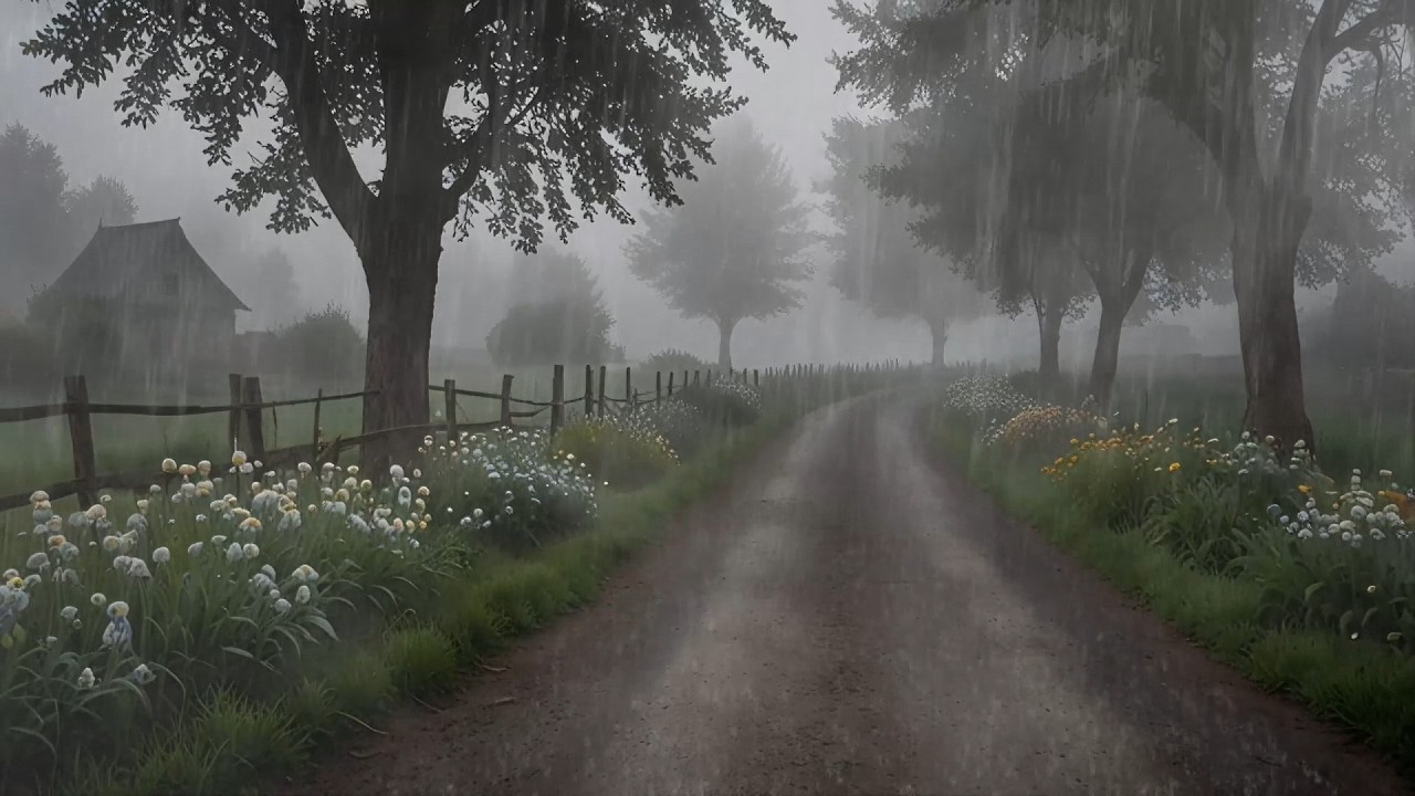 Relaxing Rainfall Ambience to Soothe the Mind and Rest Well | Soft Rain Sounds