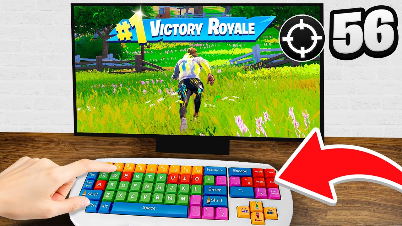 Я попробовал ХУДШИЕ клавиатуры и ВЫИГРАЛ — Fortnite