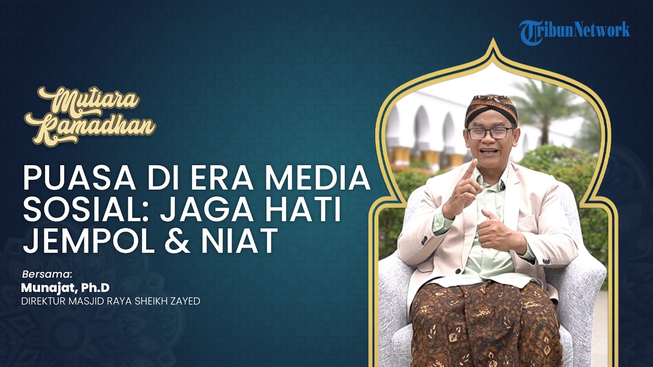 Puasa Gadget & Medsos: Hati-hati, Jempolmu Bisa Membatalkan Pahala Puasamu! | CERAMAH VIRTUAL