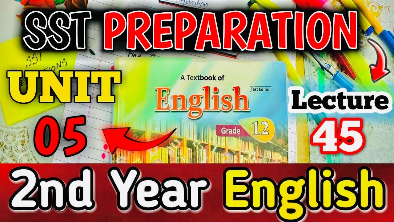 2nd year English | SST Preparation | Lecture 45