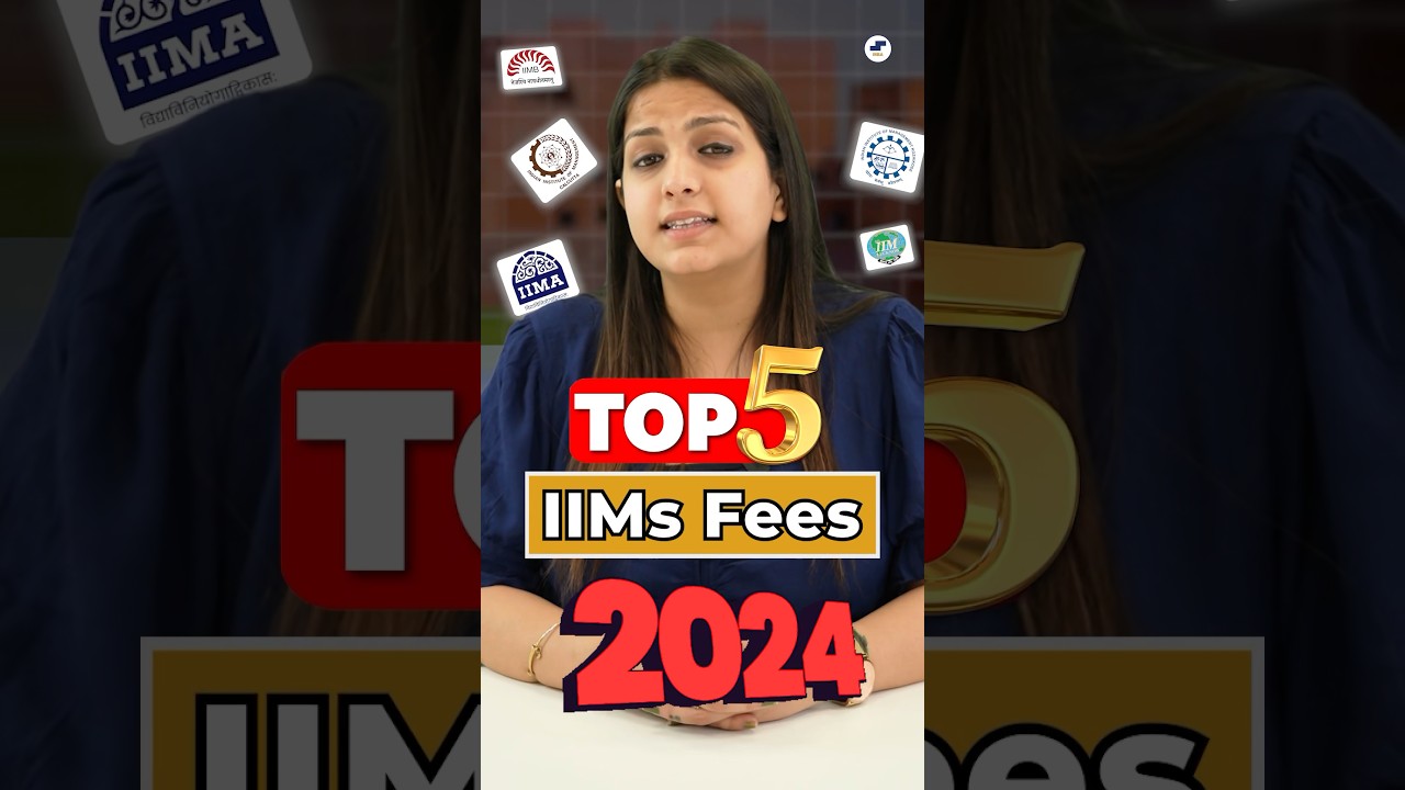 💥Top 5 IIM&rsquo;s in India- Fees 2024! 😱IIM Fees Structure for MBA💥#shorts #mba #iim #fees2024 #viral