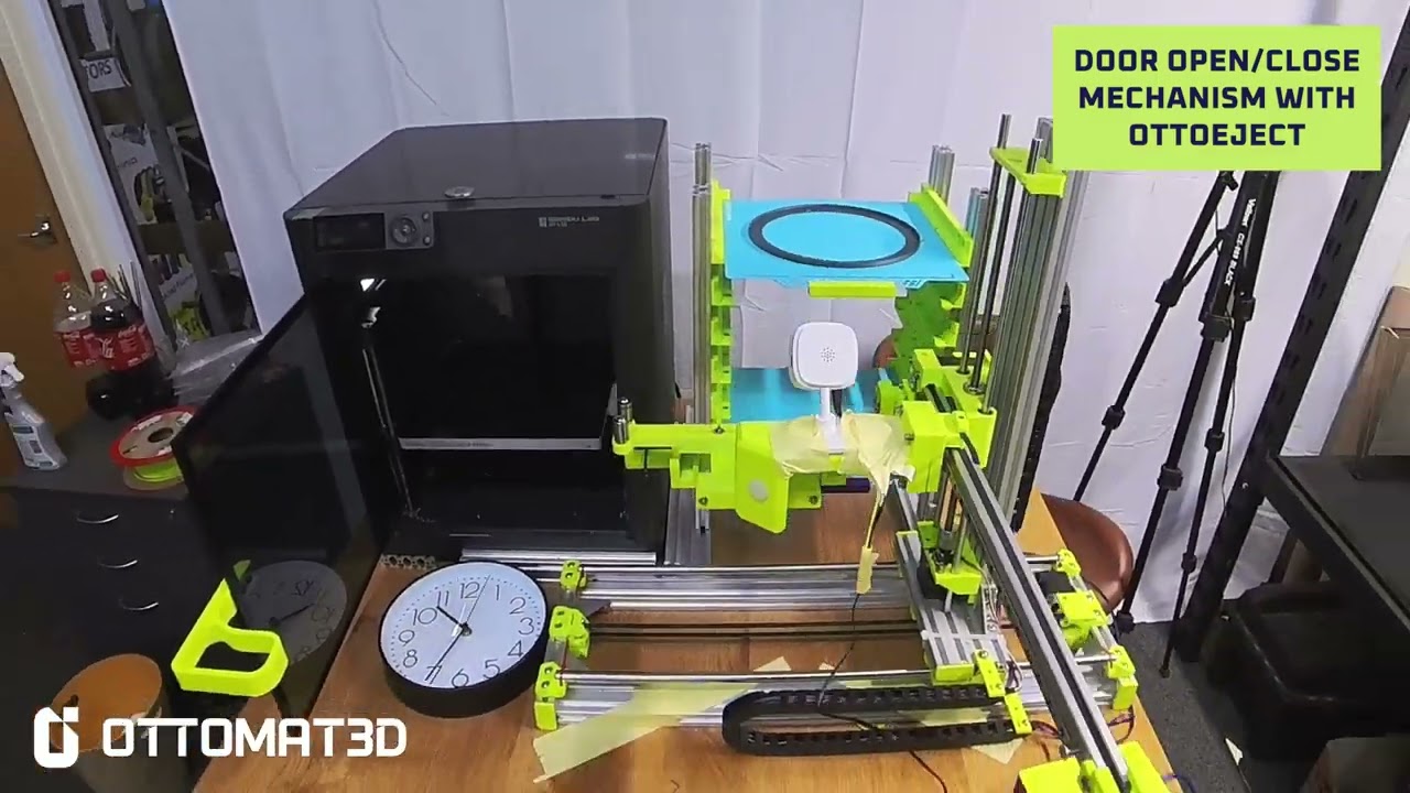 OTTOeject: Automated Print Ejection with Door Control | Revolutionizing 3D Printing