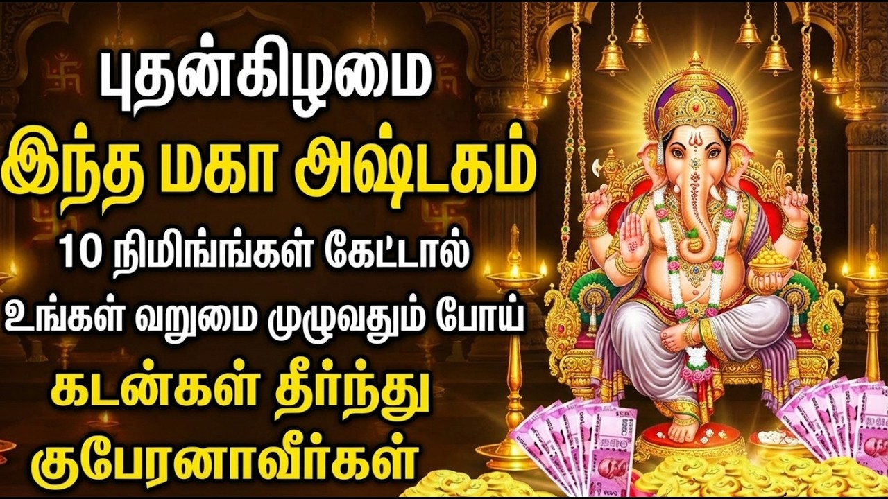 Wendesday Special Lord Vinayagar Bakthi Padalgal | Powerful Ganesh Tamil Devotional Songs