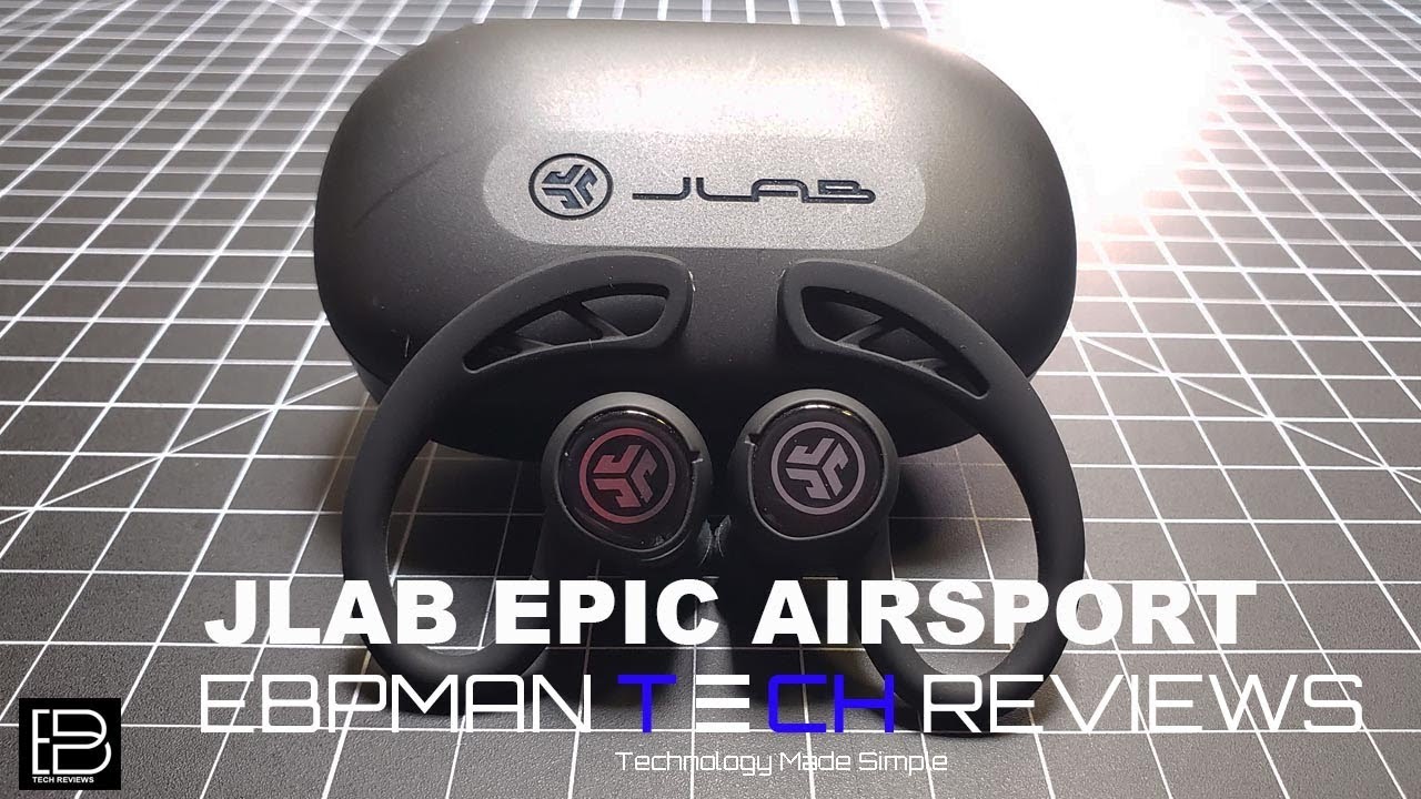 70 Hours of Music Playback | New (2019) Jlabs Epic Air Sport True Wireless Fitness Earbuds