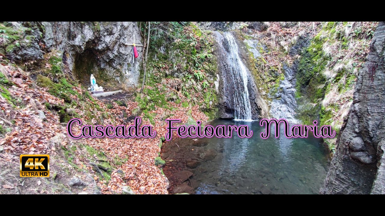 Cascada Fecioara Maria 4K,  Parcul National Domogled-Valea Cernei
