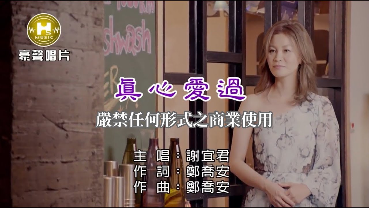謝宜君-真心愛過【KTV導唱字幕】1080p