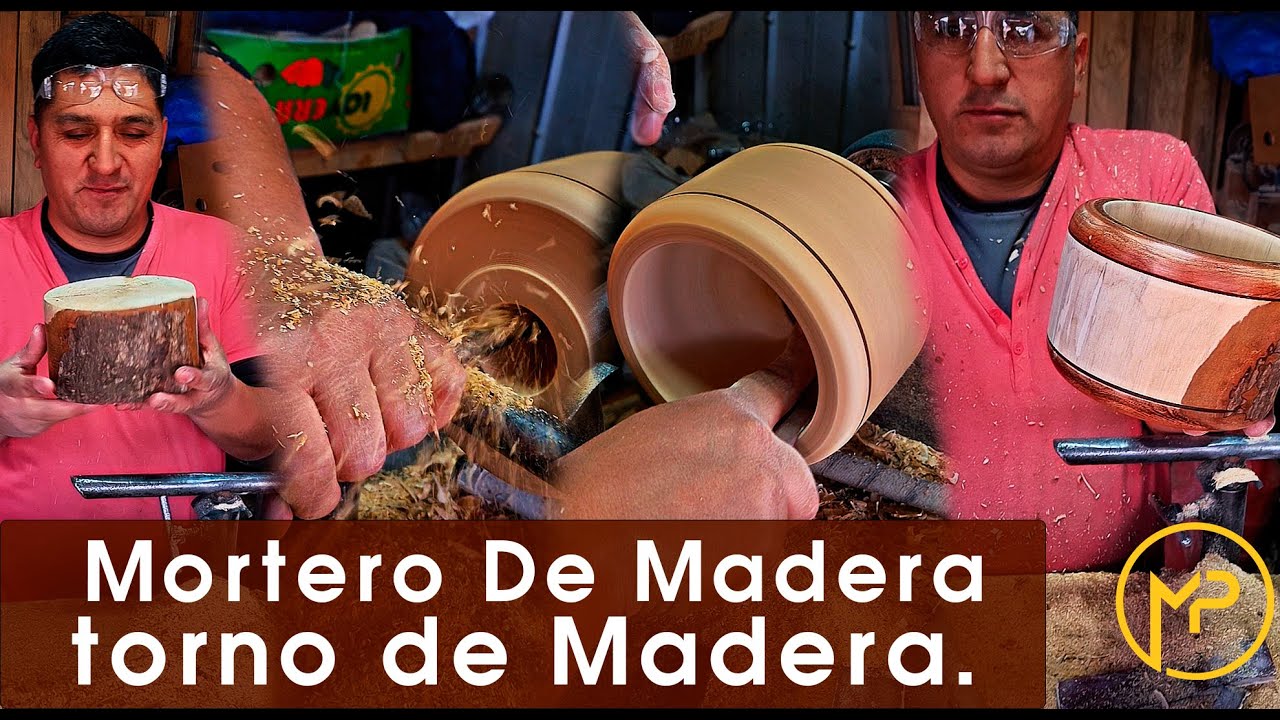 Mortero De Madera - Artesanía en Torno de madera