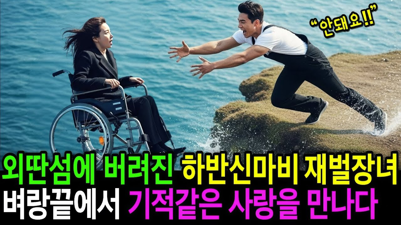 외딴섬에 버려진 하반신불구 재벌집 장녀, 벼랑 끝에서 기적 같은 사랑을 만나는데.. │노후사연│감동사연│오디오북