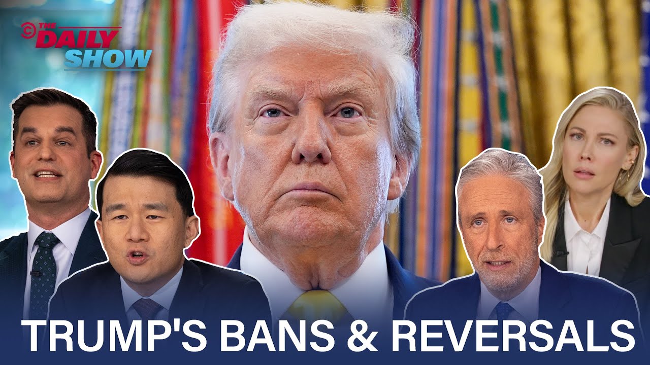 Everything Trump Has Banned Since Stepping Back Into Office | The Daily Show