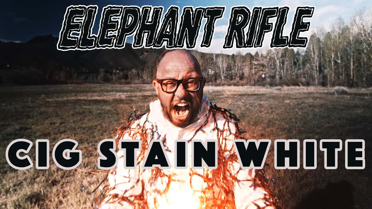 ELEPHANT RIFLE - Cig Stain White