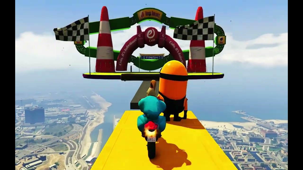 🔥 GTA 5 Crazy Stunts | Epic Jumps, Flips & Impossible Tricks 🔥