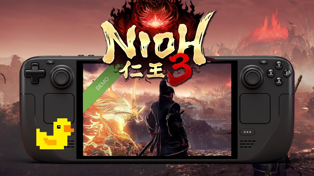 Nioh 3 Demo on Steam Deck | First Look | Lossless Scaling Test