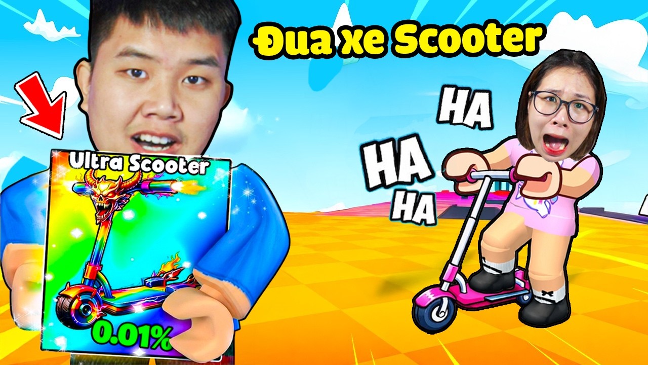 Giả vờ l&agrave;m người mới chơi đua xe Scooter, sau đ&oacute; d&ugrave;ng chiếc xe đắt nhất 0,01% !?  bqThanh Troll Ốc