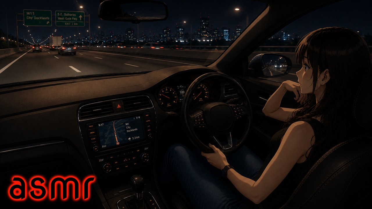 Night Drive Home Part 2 🌙 Night Highway Journey to City | ASMR