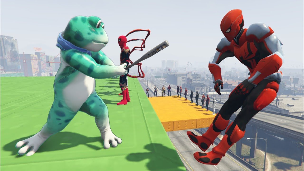 Spider-Man vs Minion in GTA 5 | Nonstop Extreme Ragdoll Fight Gameplay