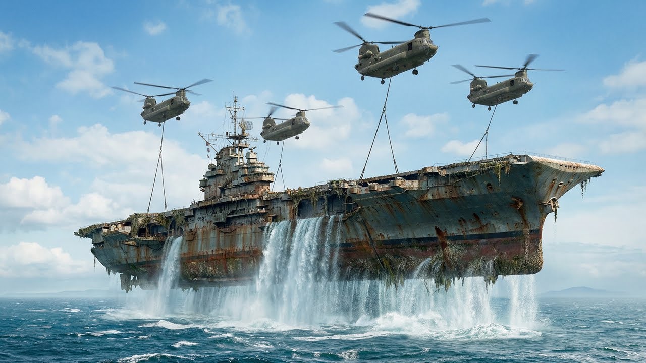 Salvaging Restoring a Forgotten Aircraft Carrier After 70 Years Beneath the Deep Ocean WWII Carrier
