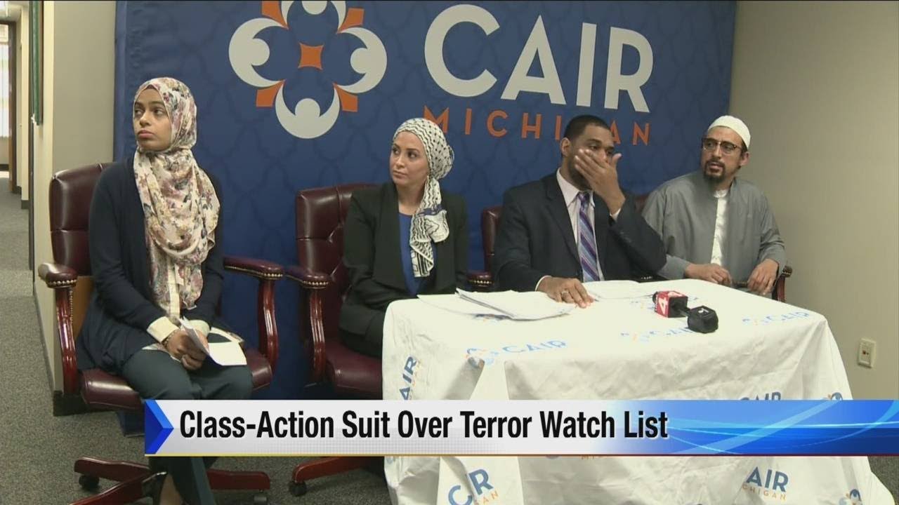 Class-action suit filed over terror watch list